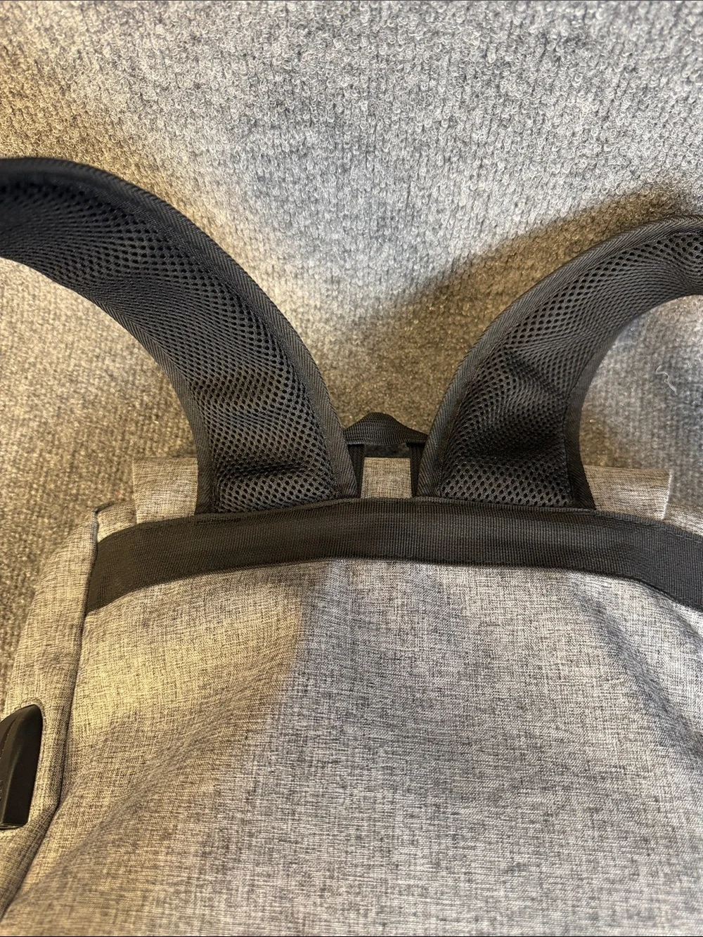 Grey HFSX Laptop Backpack with Black Accents NWOT